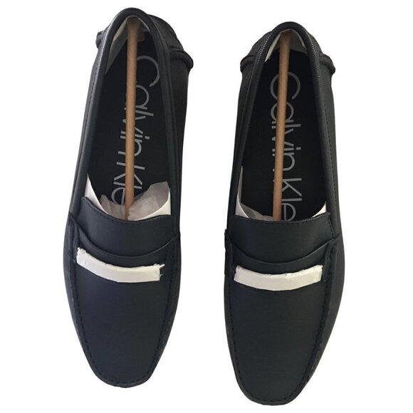 Calvin Klein Moccasin, Driving Shoe, Navy Blue, 12M - Picture 2 of 6